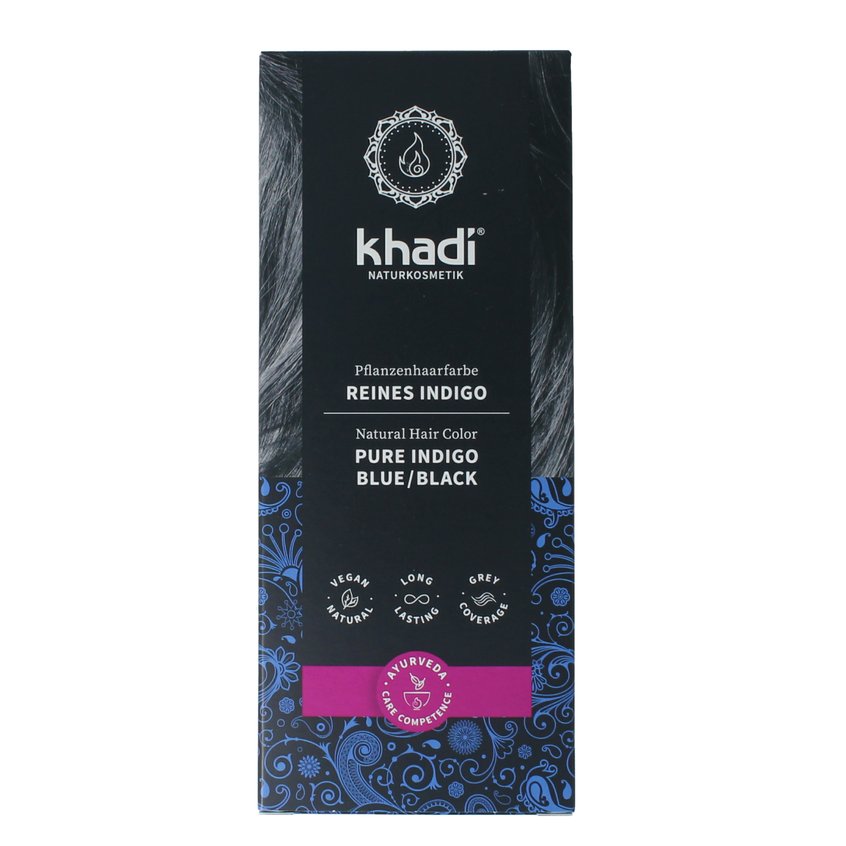 Khadi Haarkleur pure indigo 100.00 Gram