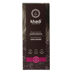 Khadi Haarkleur dark brown 100 Gram