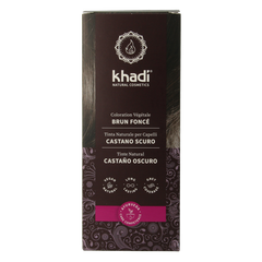 Khadi Haarkleur dark brown 100 Gram