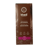 Khadi Haarkleur medium brown 100 Gram