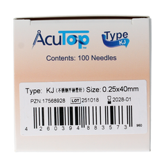 AcuTop KJ-T dry needle naald 0.25 x 40mm 100 Stuks