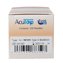 AcuTop KJ-T dry needle naald 0.30 x 40mm 100 Stuks