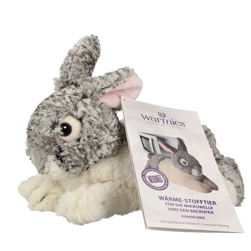 Warmies Konijn grijs 1 Stuks