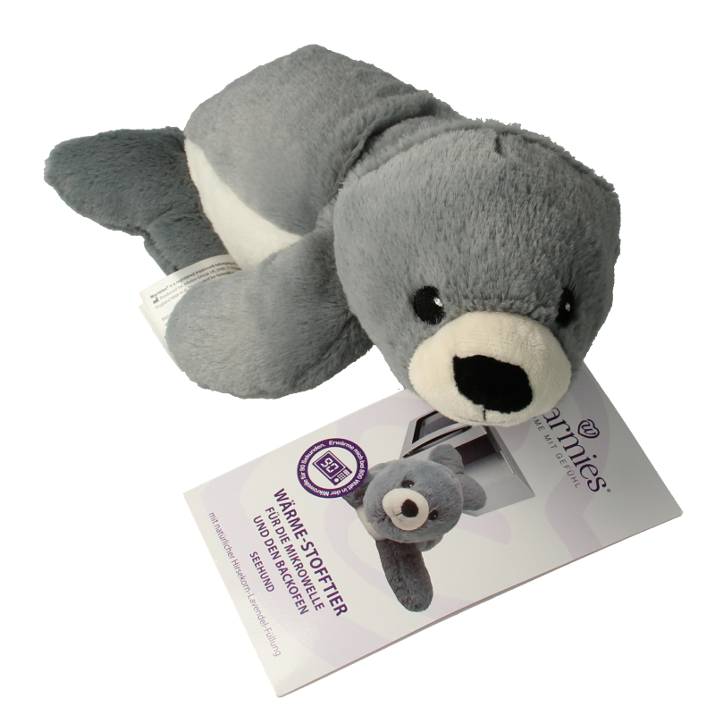 Warmies Zeehond grijs 1 Stuks