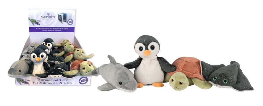 Warmies Zeevrienden display 1 Display