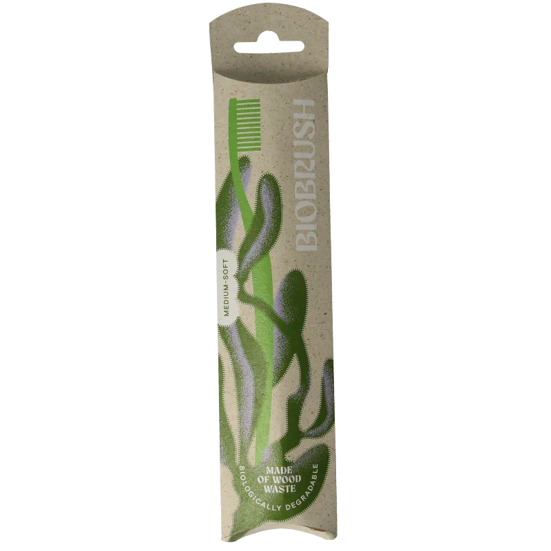 Biobrush Tandenborstel groen 1 Stuks