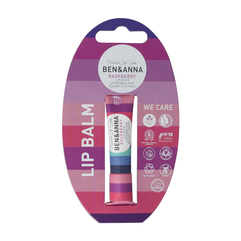 Ben & Anna Lipbalm raspberry 9.00 Gram