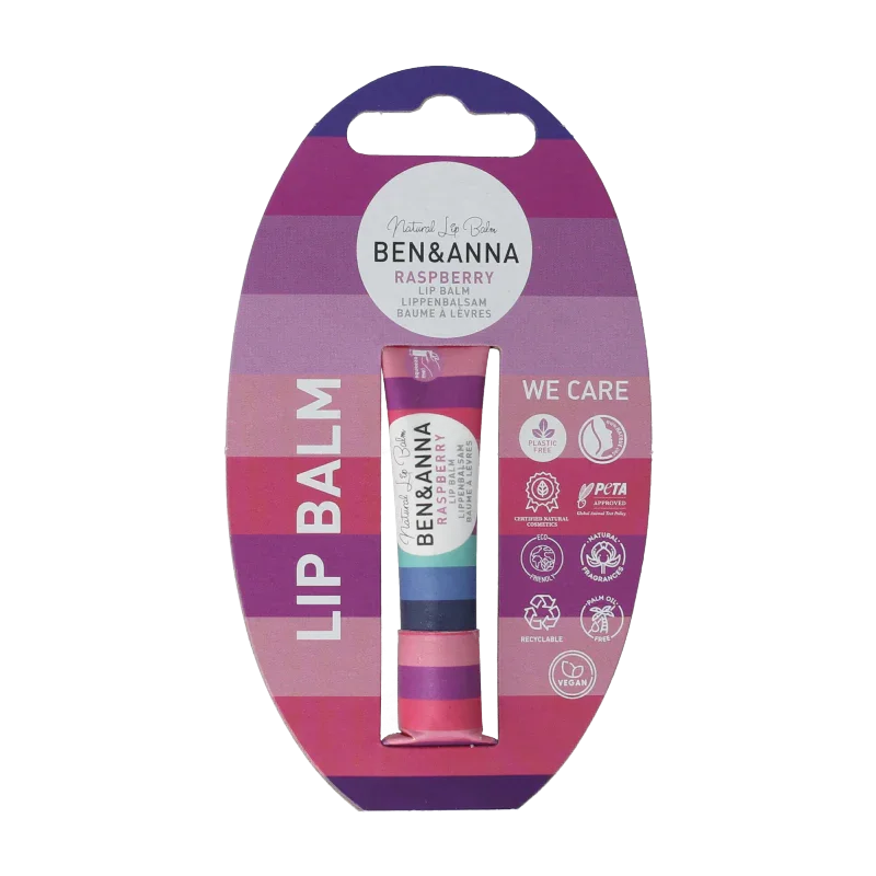 Ben & Anna Lipbalm raspberry 9 Gram