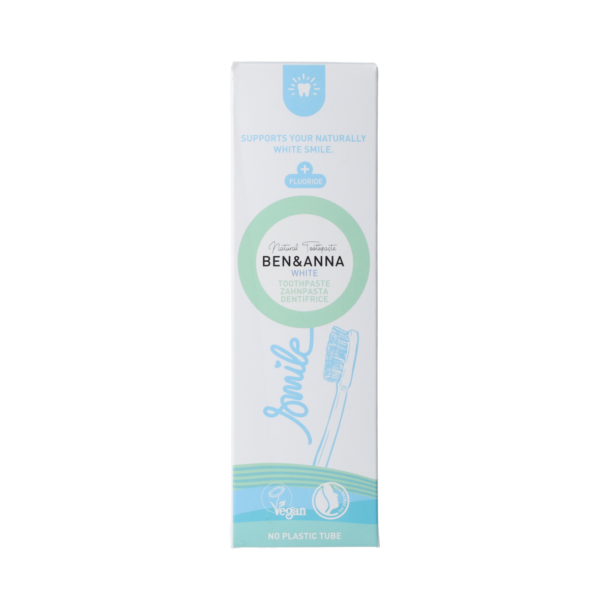 Ben & Anna Toothpaste smile white 75.00 Milliliter