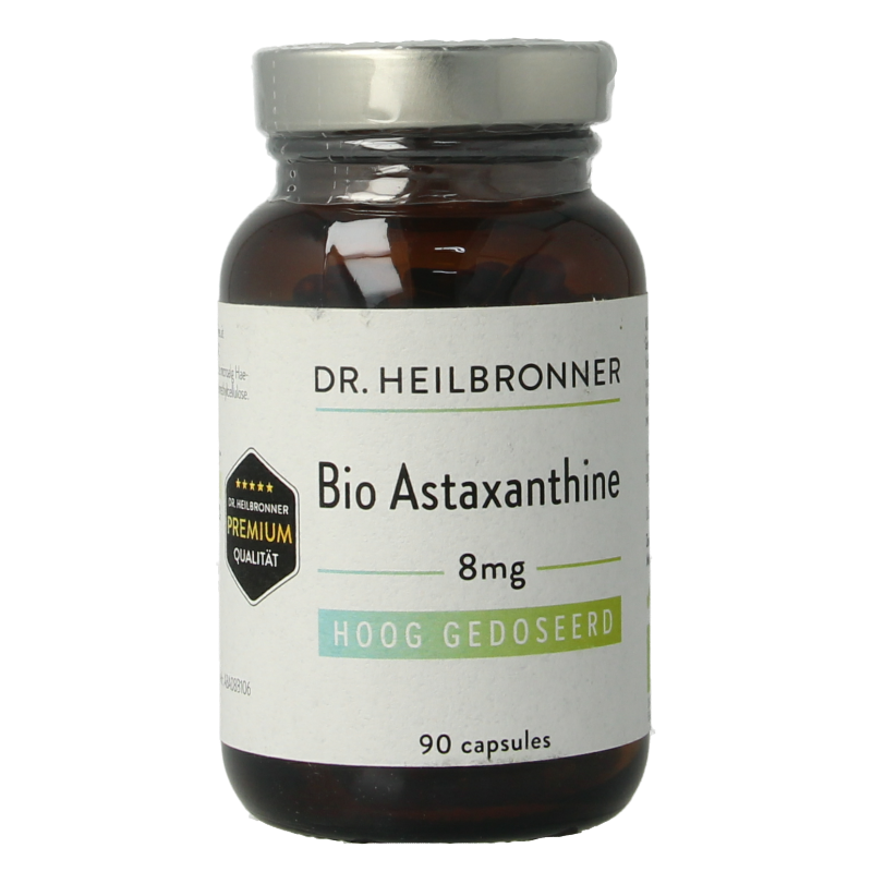 Dr Heilbronner Astaxanthine 8mg hoge dosis vegan bio 90 Capsules