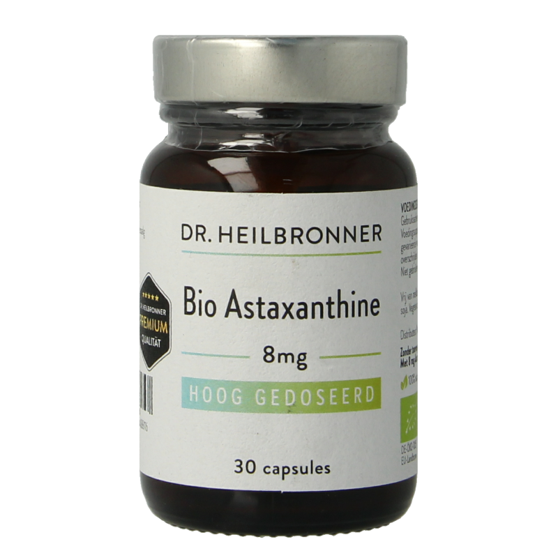 Dr Heilbronner Astaxanthine hoge dosis bio 30 Capsules
