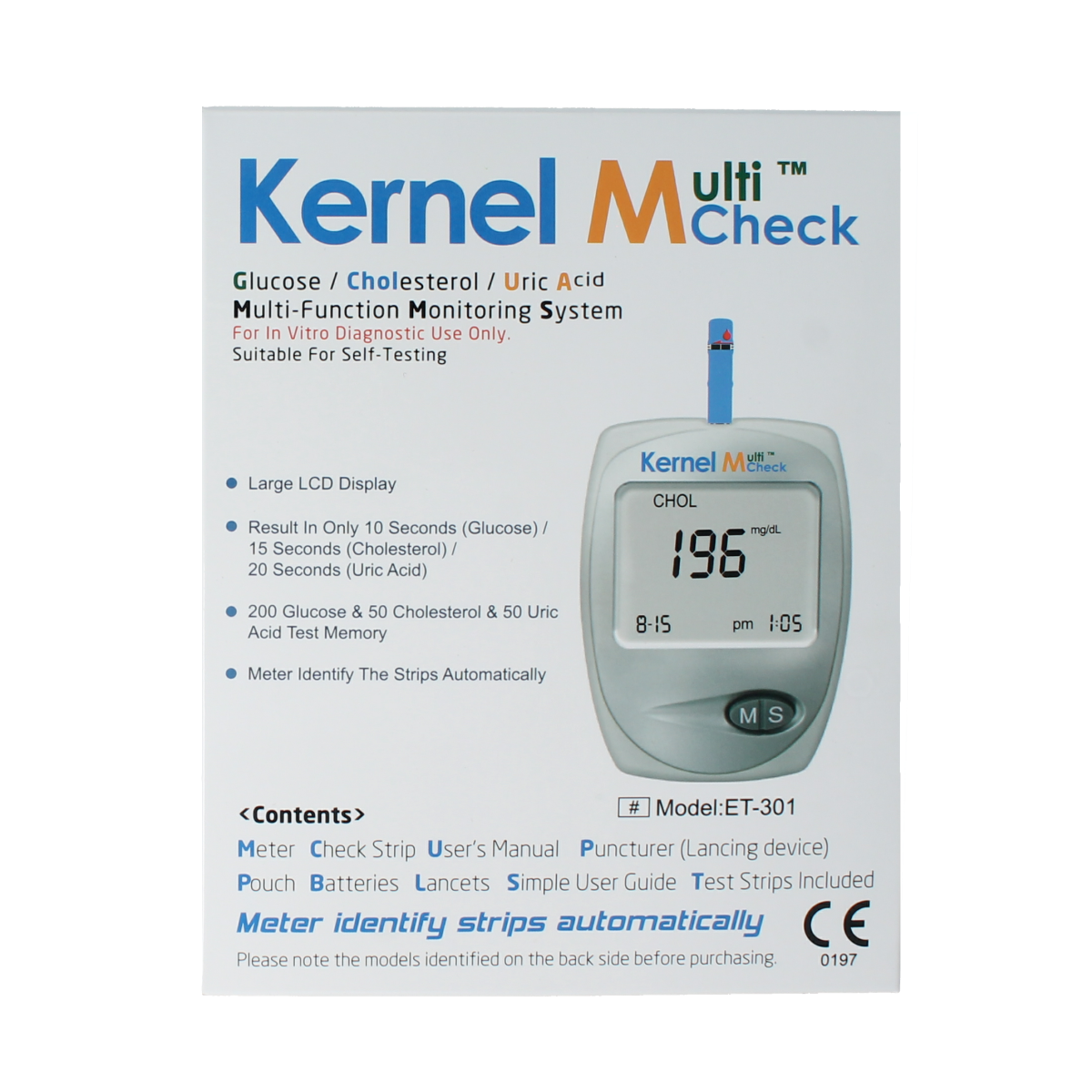 Testjezelf.nu Multicheck 3uz meter 1.00 Stuks