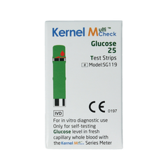 Testjezelf.nu Multicheck glucose teststrips 25.00 Stuks