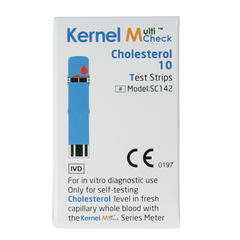 Testjezelf.nu Multicheck cholesterol teststrips 10.00 Stuks