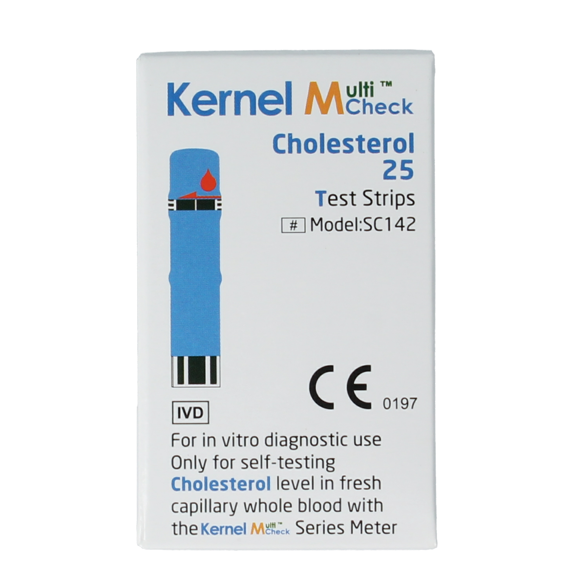 Testjezelf.nu Multicheck cholesterol teststrips 25.00 Stuks