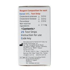 Testjezelf.nu Multicheck cholesterol teststrips 25.00 Stuks