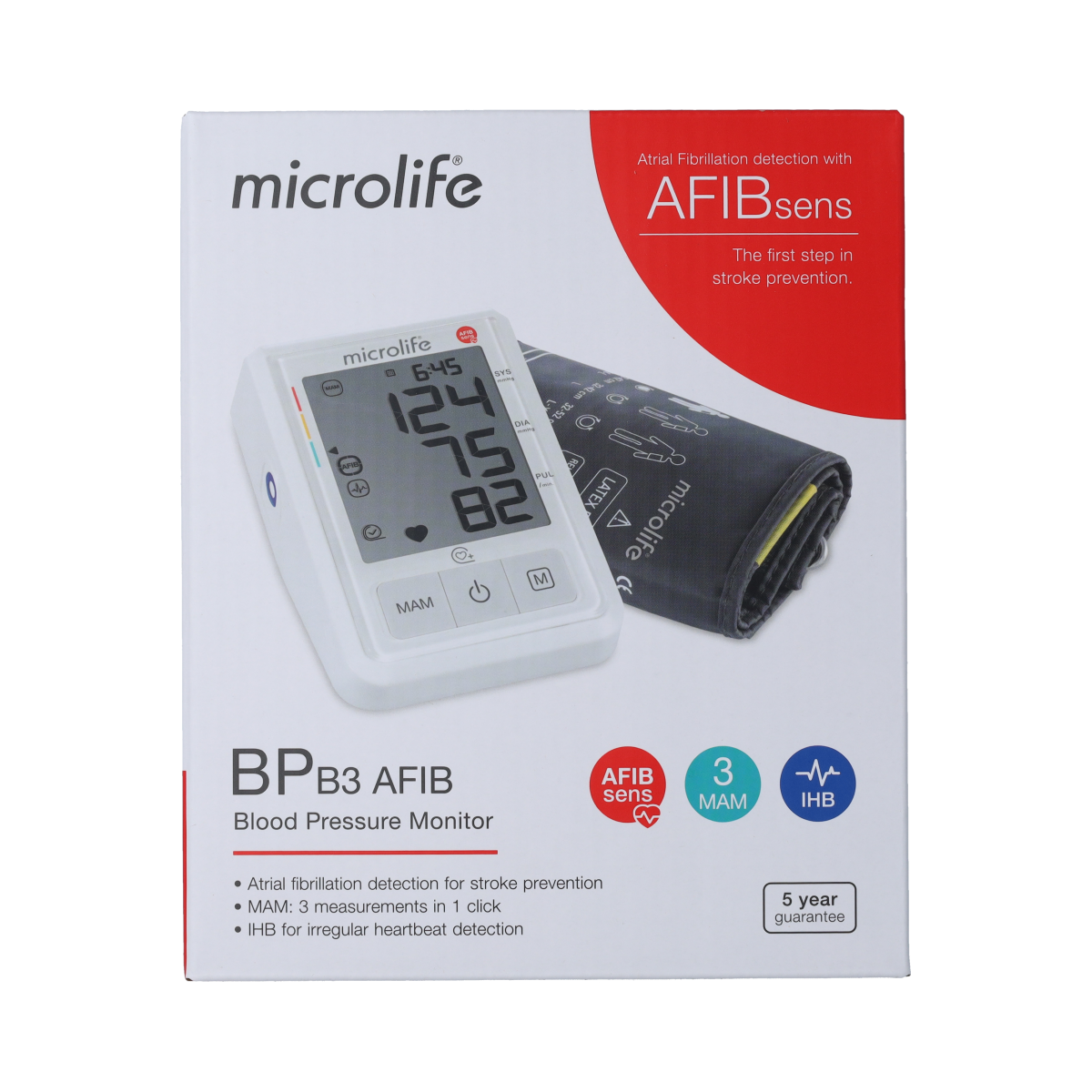 Microlife MIC BPB3 AFIB Bloeddrukmonitor 1.00 Stuks
