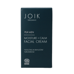 Joik Organics Men moisture & calm facial cream 50 Milliliter