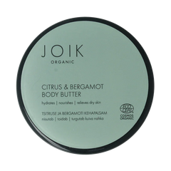 Joik Organics Citrus & bergamot body butter organic vegan 150 Milliliter