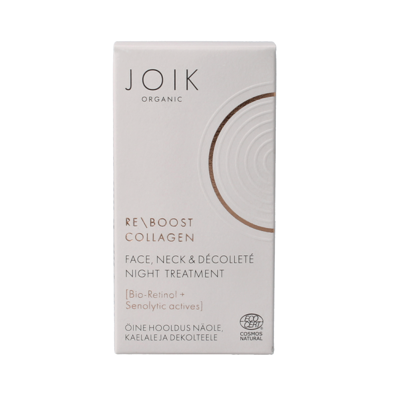 Joik Organics Re-boost collagen face & neck night treatment 50 Milliliter
