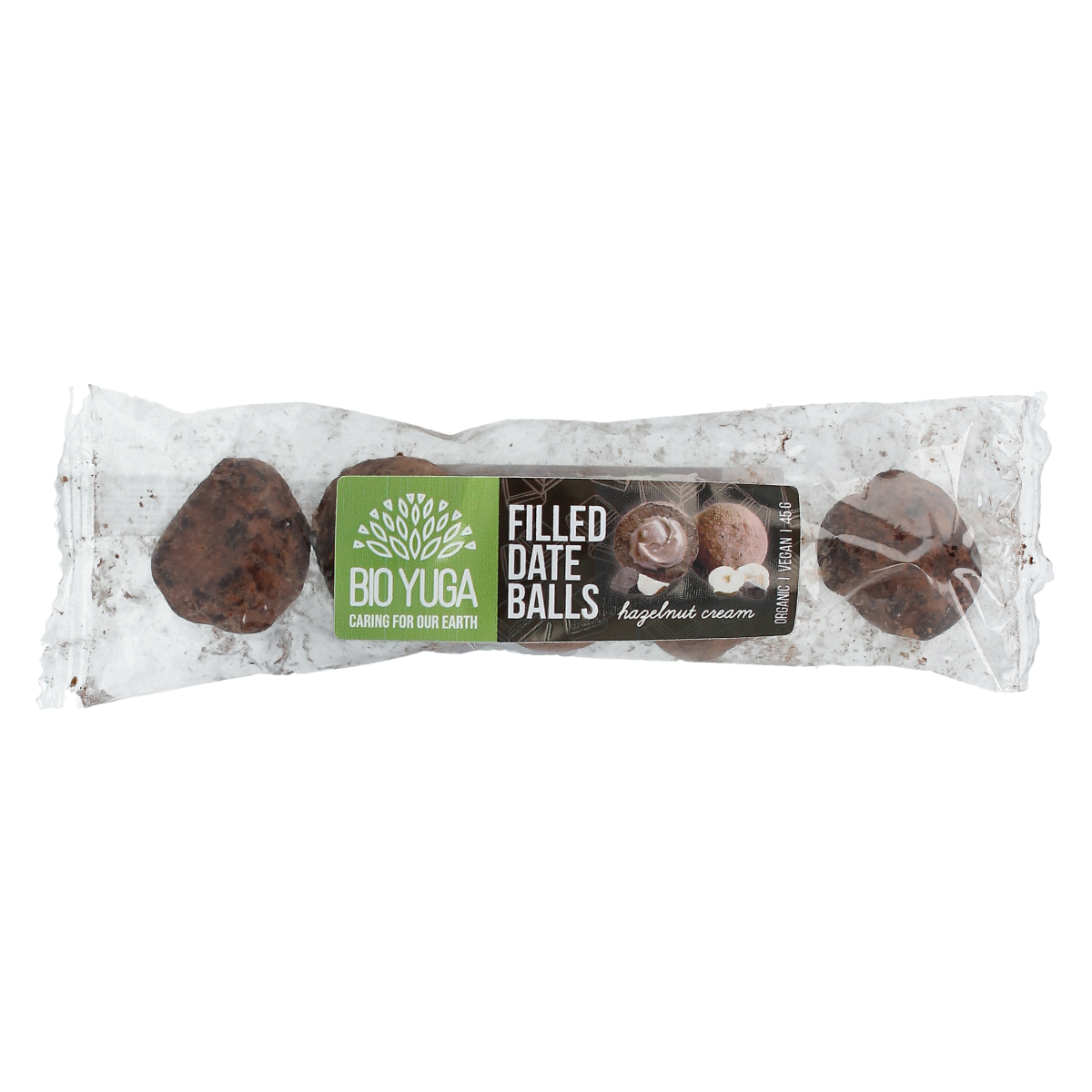 Bioyuga Date balls hazelnut & cacao cream bio 45.00 Gram