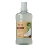 Ecodenta Mondwater munt kokos 500.00 Milliliter