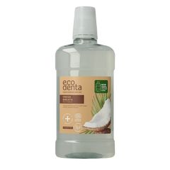Ecodenta Mondwater munt kokos 500 Milliliter