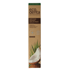Ecodenta Tandpasta organic anti tandplak 75.00 Milliliter