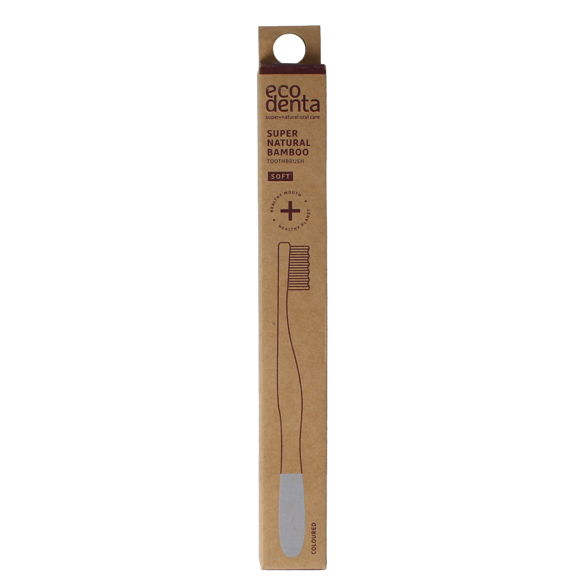 Ecodenta Tandenborstel bamboo soft 1.00 Stuks