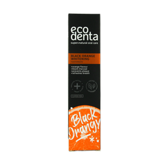 Ecodenta Tandpasta black orange whitening 100.00 Milliliter