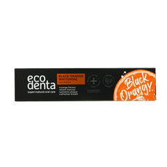 Ecodenta Tandpasta black orange whitening 100 Milliliter