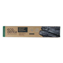 Ecodenta Tandpasta whitening houtskool bio 75 Milliliter