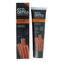 Ecodenta Tandpasta whitening kaneel black line 100 Milliliter