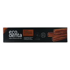 Ecodenta Tandpasta whitening kaneel black line 100 Milliliter