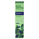 Ecodenta Tandpasta fresh breath bosbessenextr green line 100.00 Milliliter