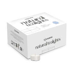 C-lights Natuurlijke theelichtjes 6 branduren 100 Stuks