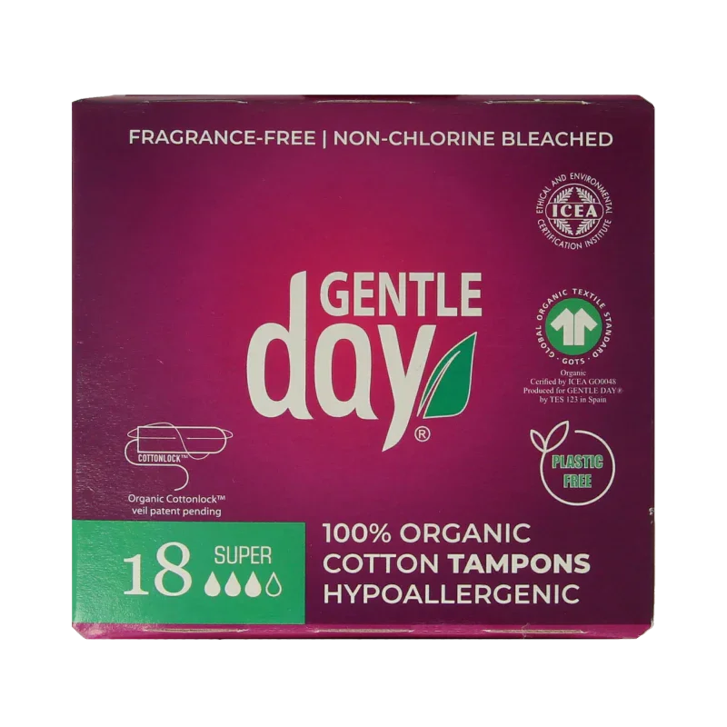 Gentle Day Tampon super 18 Stuks
