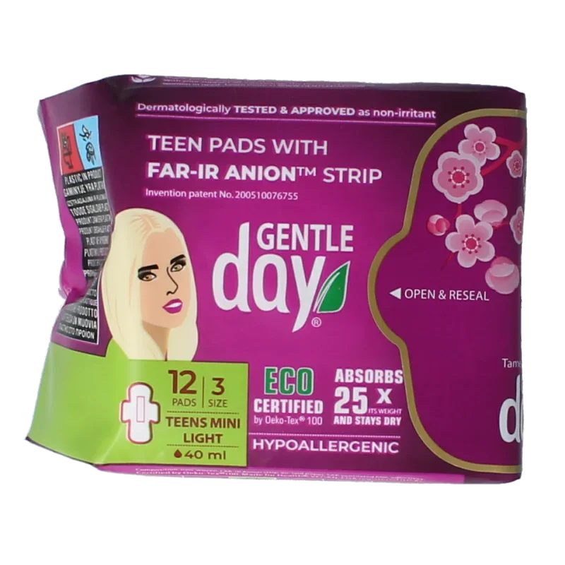 Gentle Day Maandverband tiener 12 Stuks