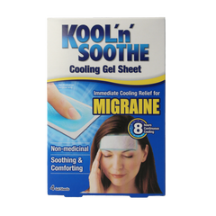 Kool’n’Soothe Migraine gelstrips 2.00 Stuks