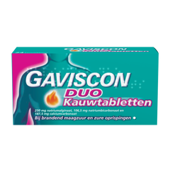 Gaviscon Duo tabletten 24.00 Kauwtabletten