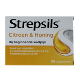 Strepsils Citroen & honing 24.00 Zuigtabletten