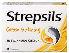 Strepsils Citroen & honing 36.00 Zuigtabletten
