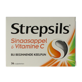 Strepsils Sinaasappel / Vitamine C 36.00 Zuigtabletten