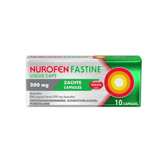 Nurofen Fastine liquid caps 200 mg 10.00 Capsules
