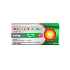 Nurofen Fastine liquid caps 200 mg 10 Capsules