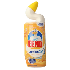 WC Eend Toiletreiniger action gel citrus splash 750 Milliliter
