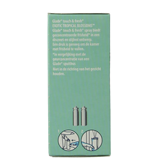 Glade Touch & fresh navul duo exotic tropical blossoms 2 Stuks