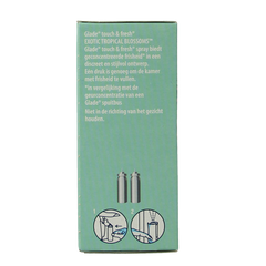 Glade Touch & fresh navul duo exotic tropical blossoms 2 Stuks
