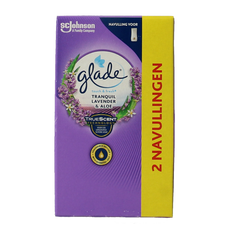 Glade Touch & fresh navul duo lavendel / aloe 2 Stuks