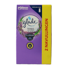 Glade Touch & fresh navul duo lavendel / aloe 2.00 Stuks
